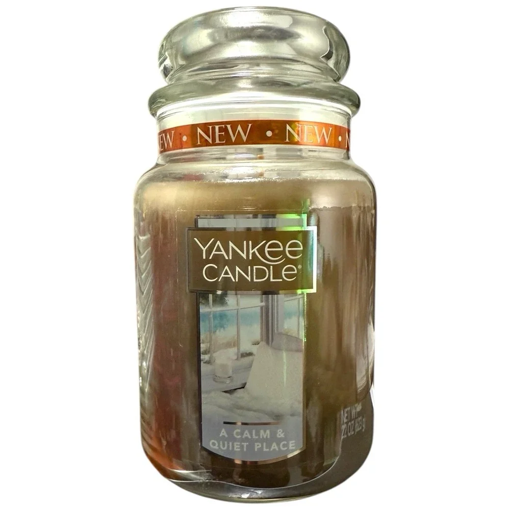 Yankee Candle A‎ Calm & Quiet Place Housewarmer Candle Jasmine Musk 22 oz.